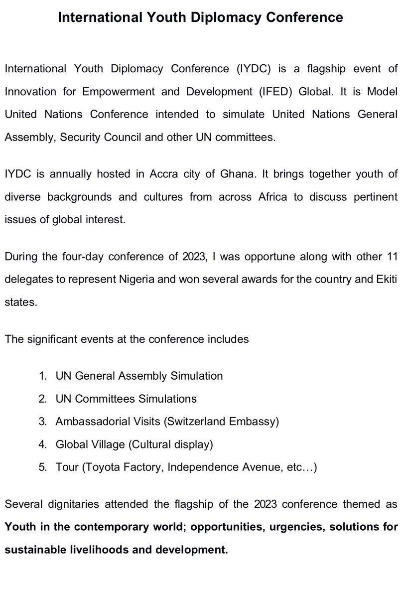 drolanipeks's tweet photo. Meet the best delegate in the World Health Organization (WHO) committee of the year 2023 edition of IYDC.
@AsiwajuOladimej
Thread
#Ahsoka #bbtvi #HappyInternationalYouthDay #DrunkTaylorsVersion #IYDC https://t.co/kcBurugXRh