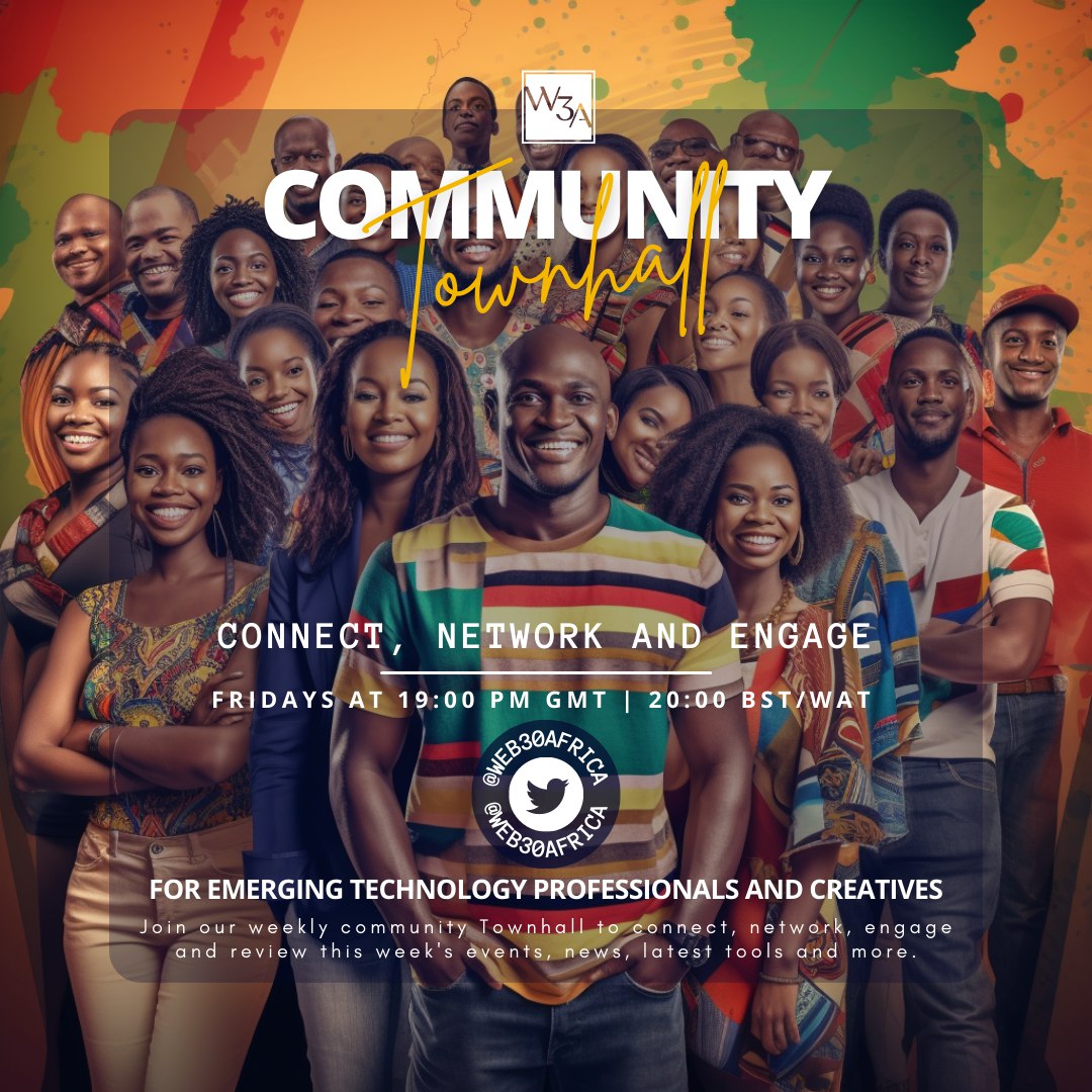 W3ATech's tweet photo. 🔊 Exciting Announcement: Join our Town Hall this Friday at 20:00 PM BST/WAT | 19:00 PM GMT for Part IV of Global Talent Visa opportunities:
https://t.co/HORCc3rL2O
Looking forward to: #GoodVibes #GoodMusic #GoodNetworking 🚀🚀🙏💪