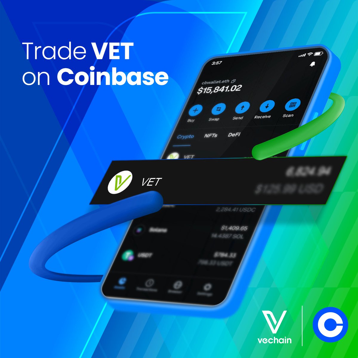 VeChain tweet media