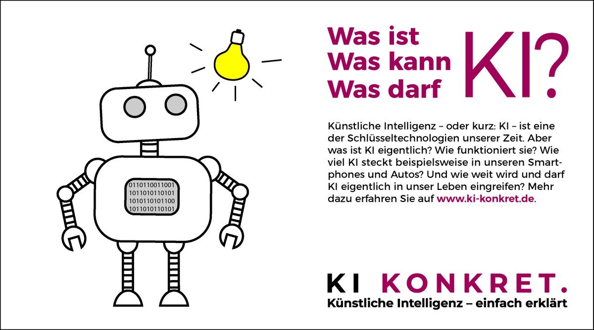 Grundlegendes rund um #KI und #ChatGPT einfach erklärt: Unsere Website ki-konkret.de bietet Lehrkräften einen Einstieg und kostenfreie Materialien für den Unterricht. <a href="/News4teachers/">News4teachers</a> #twlz <a href="/lehrer_online/">Lehrer-Online</a> <a href="/blume_bob/">Nᴇᴛᴢʟᴇʜʀᴇʀ</a> @BMBF_Bund <a href="/wirlernenonline/">WirLernenOnline</a> <a href="/telekomstiftung/">telekomstiftung</a> <a href="/Schule_21/">Schule_21</a>