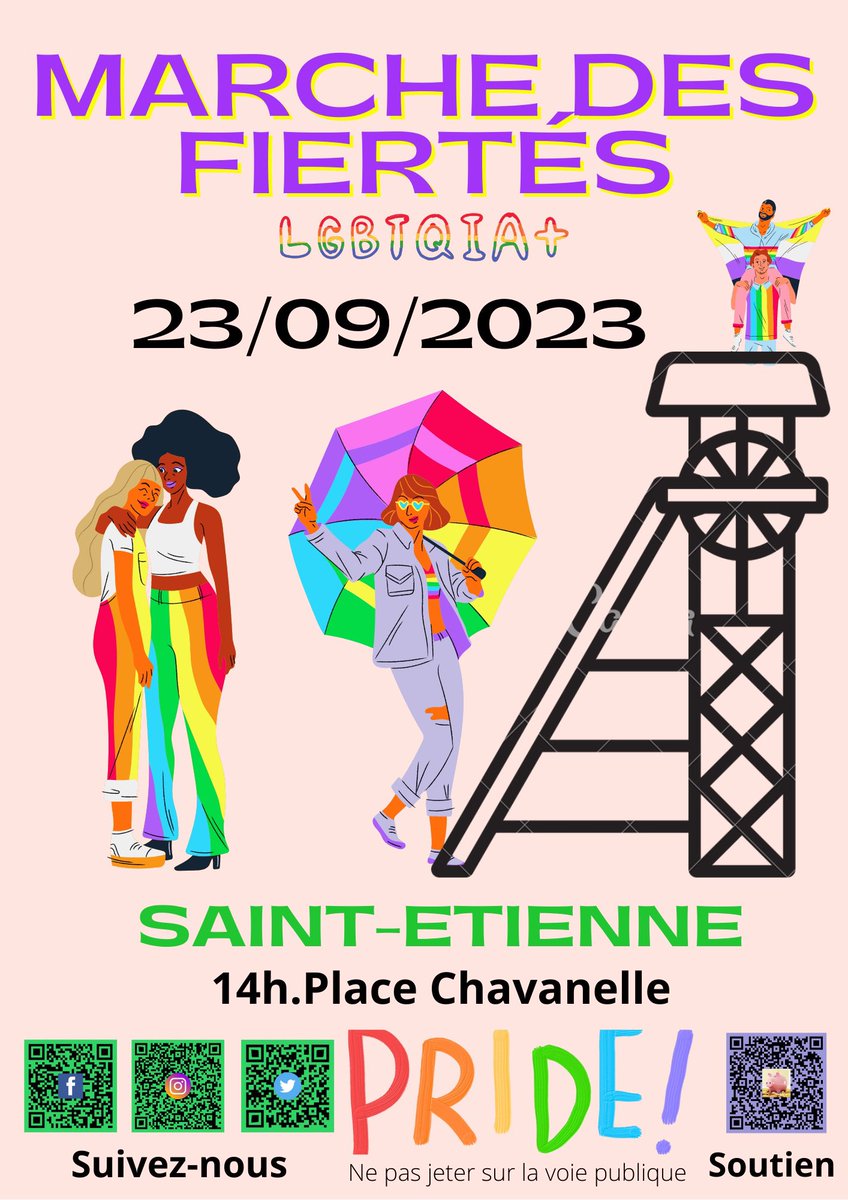 Fiertés Saint-Étienne Asso tweet media