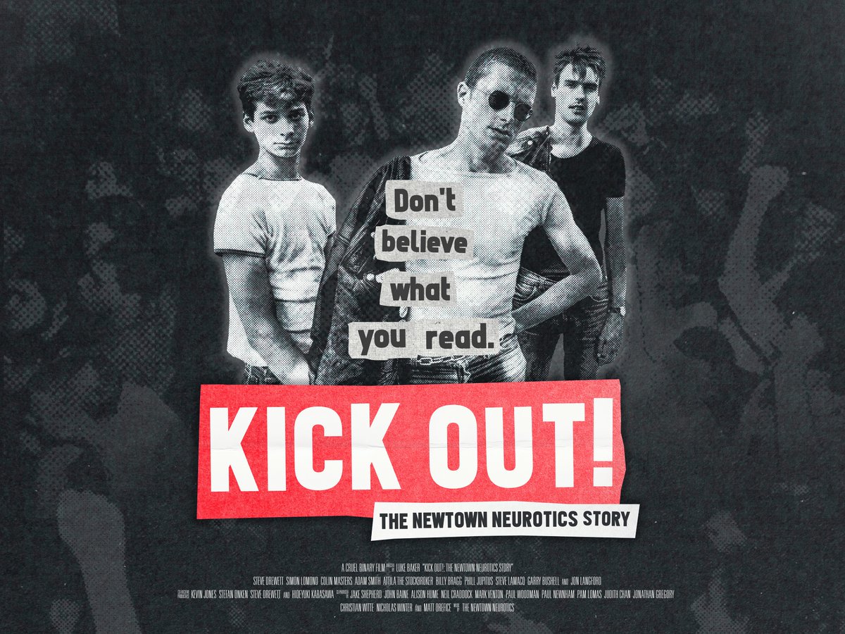 derbyquad's tweet image. There's still time to grab a ticket for punk doc Kick Out! The Newtown Neurotics Story, screening tonight at 6:30pm with Q+A with @NNeurotics founder Steve Drewett.
👇👇👇
derbyquad.co.uk/events/kickout/