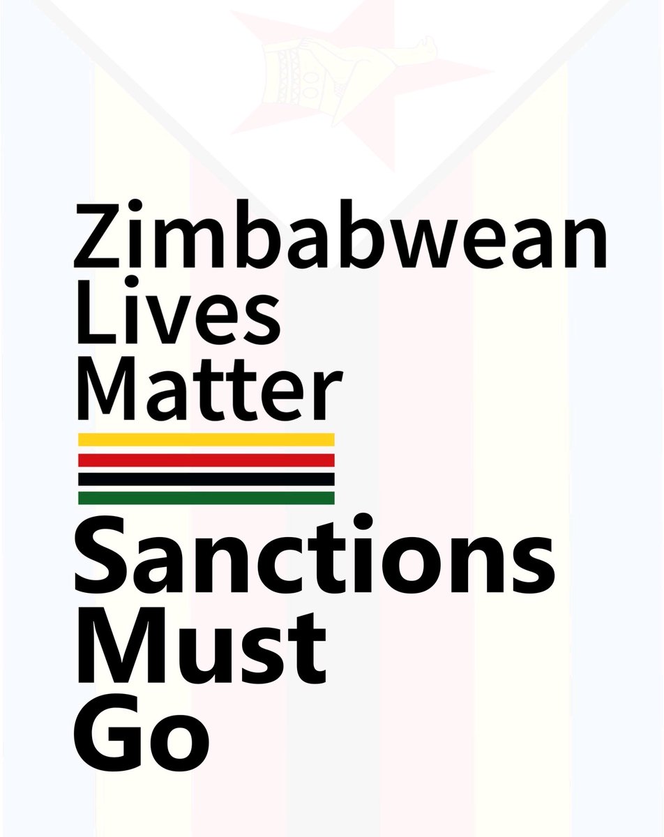 The Western imposed illegal sanctions against Zimbabwe are a violation of international law & human rights.
#ZimSanctionsMustGo
@usembassyharare @UN @ParliamentZim @UKinZimbabwe @ZimbabweZoom @unhrcpr
 @Charega1