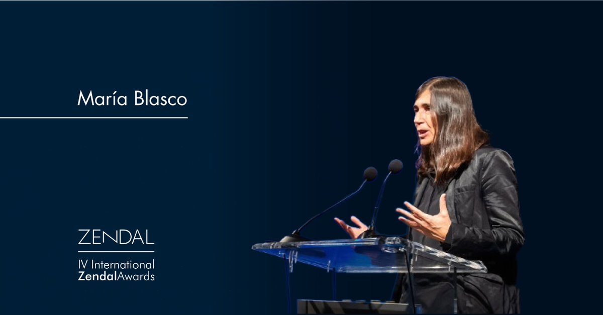 María Blasco, Director of the National Cancer Research Centre (@CNIOStopCancer ) and head of the Telomeres and Telomerase Group, received one of our awards in its second edition. Discover the Zendal Awards on our website!👇zendal.com/zendal-awards @SaludISCIII