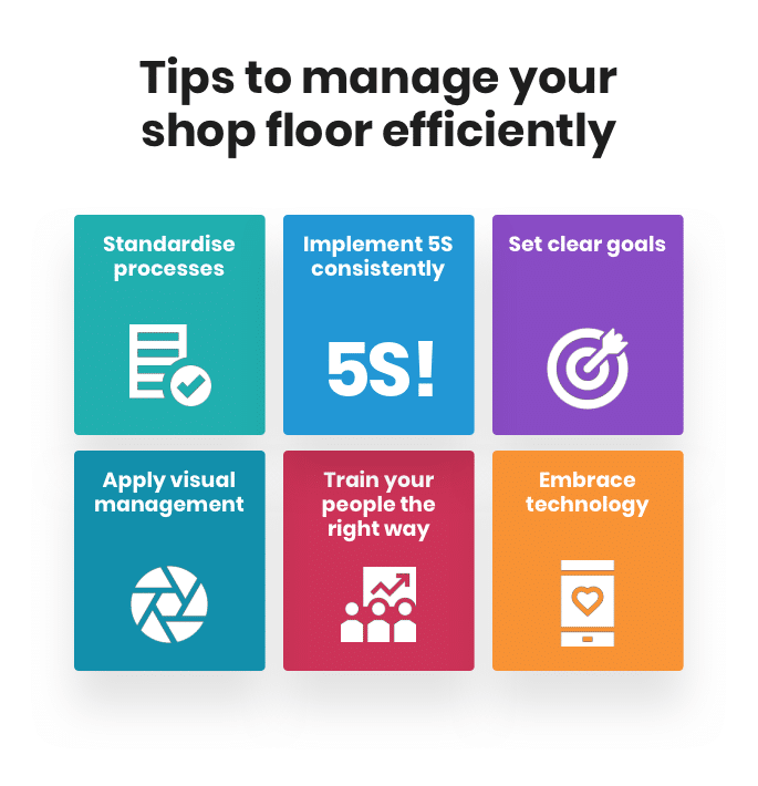 🔧 💼 Efficient shop floor management can boost your bottom line and maintain high-quality standards. What other strategies have worked for you? 👷 Share your inpunt! #shopfloormanagement #industry40 #efficiency #manufacturingtips #digitaltransformation