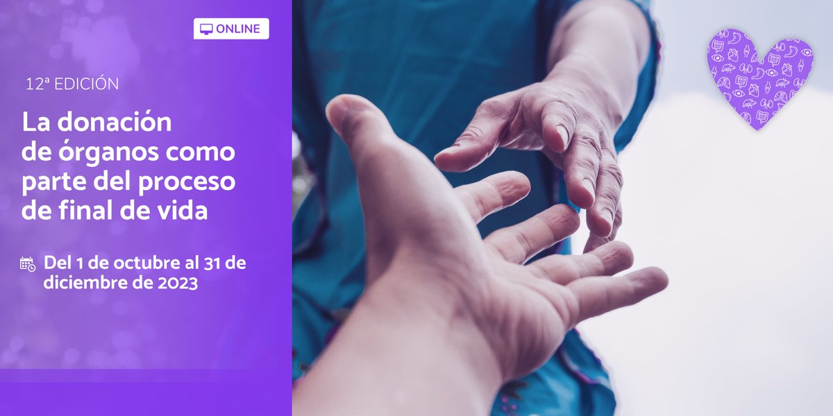 magnore's tweet photo. 🙌 Volvemos de vacaciones con una nueva edición del curso "La donación de órganos como parte del proceso de final de vida", y eso no es todo:

 📋 ¡Ya tenéis las inscripciones abiertas! No pierdas la oportunidad de participar👇https://t.co/ezAO2rt9mK https://t.co/pNRtBPjfUW