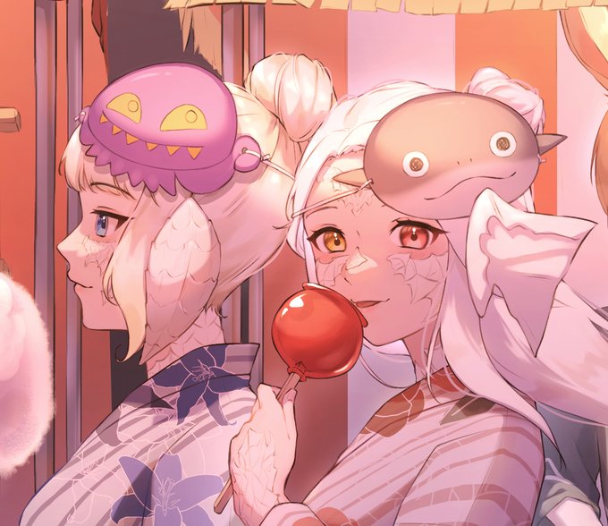 「りんご飴 祭り」のTwitter画像/イラスト(新着)