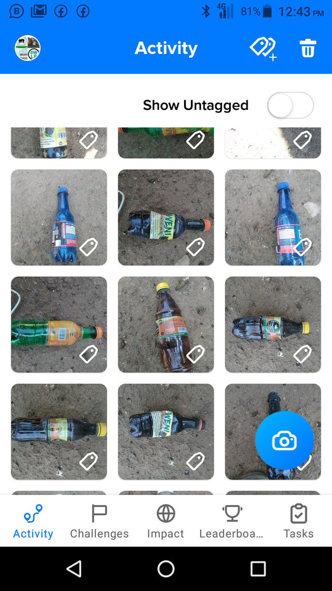 TIYEPADNetwork's tweet photo. Back on scanning, thinking of single use plastic. Exercising #Data4Data for #WorldLitterRun.@CarbonKiss @LitterOld @litterati @LukeShoeFitter https://t.co/ZUhG1tgZdU