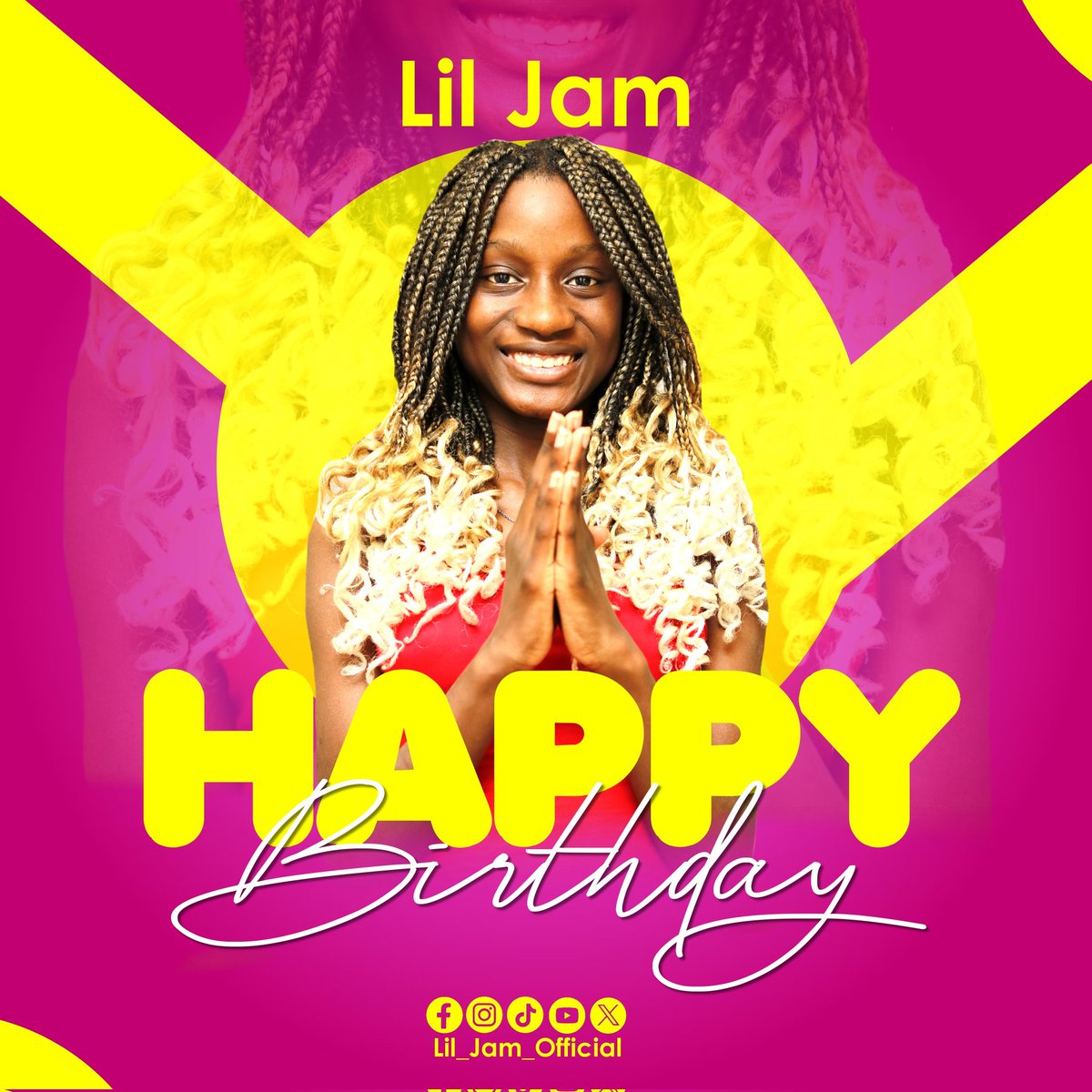 jah_hanief's tweet photo. Happy birthday @liljamofficial1 https://t.co/qd1MXNEHmj