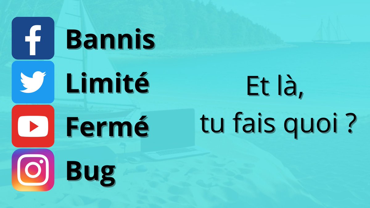 ❌Les Facebook, YouTube, Instagram et Twitter peuvent bannir ou fermer tes comptes.

Mais si tu as une liste d'e-mails alors tu as sauvé ton business ! 💸

Alors collecte un max d'emails sur ton compte Twitter 📧
