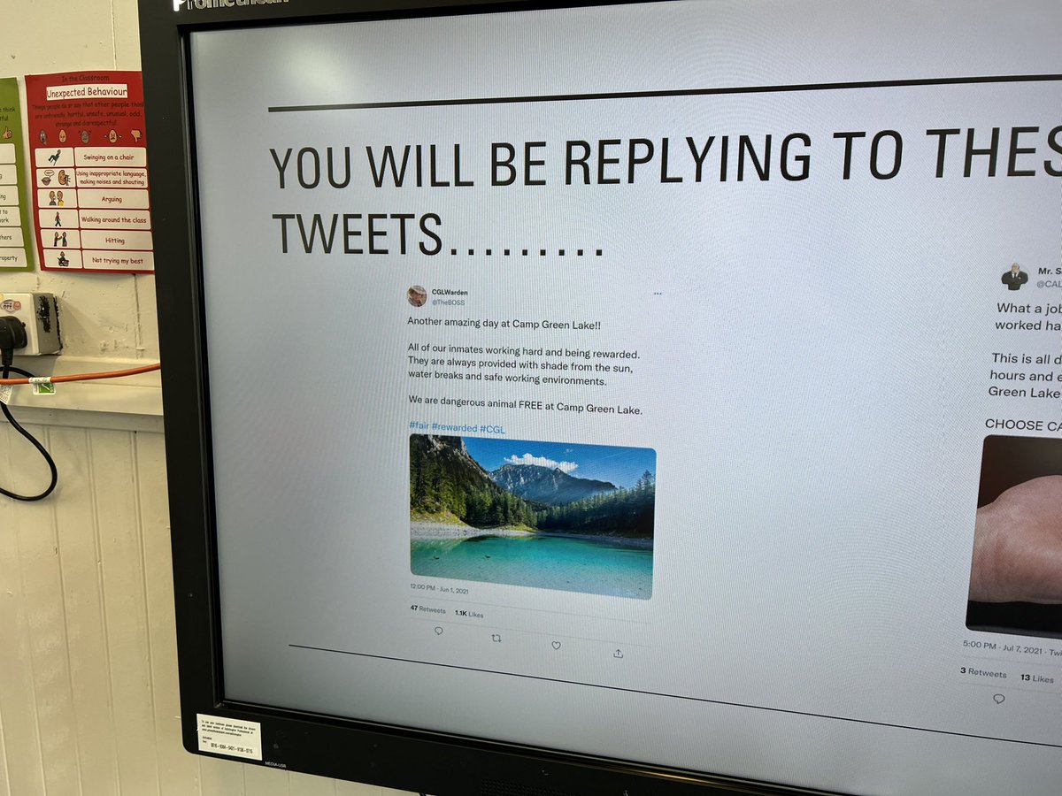 AuchinlochPrim1's tweet photo. P6/7 using their #digitalliteracy skills to write and reply to tweets linked to their class novel. @NLDigitalSchool @DigiLearnScot #tweetgen https://t.co/3dhZHoObrC