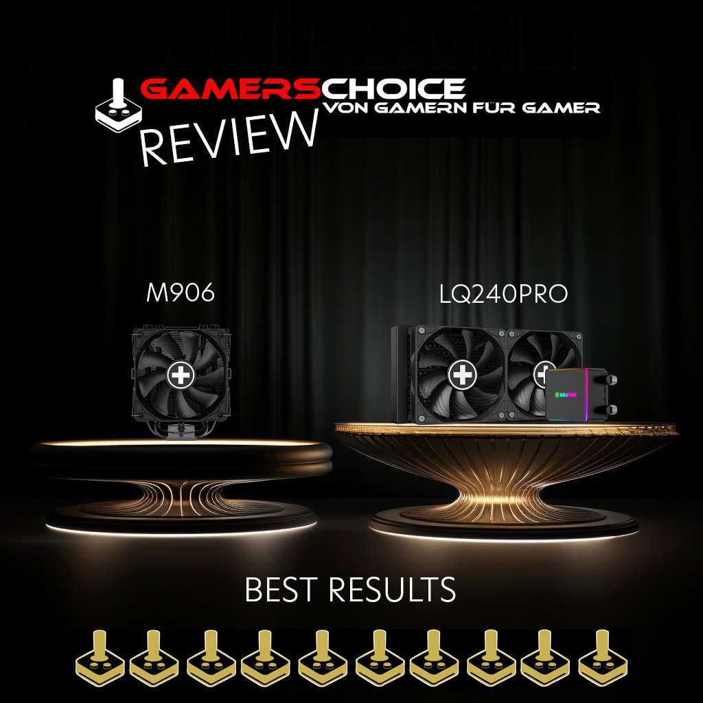 XilenceTeam's tweet photo. Our two products LQ240PRO and M906 were tested by Gamerschoice AT and received the highest score. 🔅👀🏆
We are happy about this result ‼️💯
#xilence #gaming #gaminghardware #cpucooler #watercooling #gamingpc https://t.co/FeSXYDxXhV