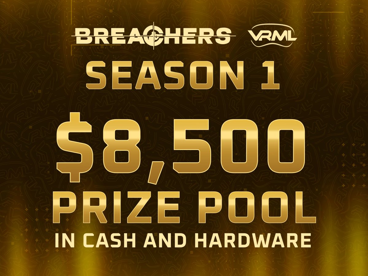 Get ready for the thrill of VR Master League's inaugural Breachers season! Join us as we make history in the world of competitive VR gaming.  Exciting matches and unforgettable moments await. Don't miss out!
discord.gg/breachers-vrml…
