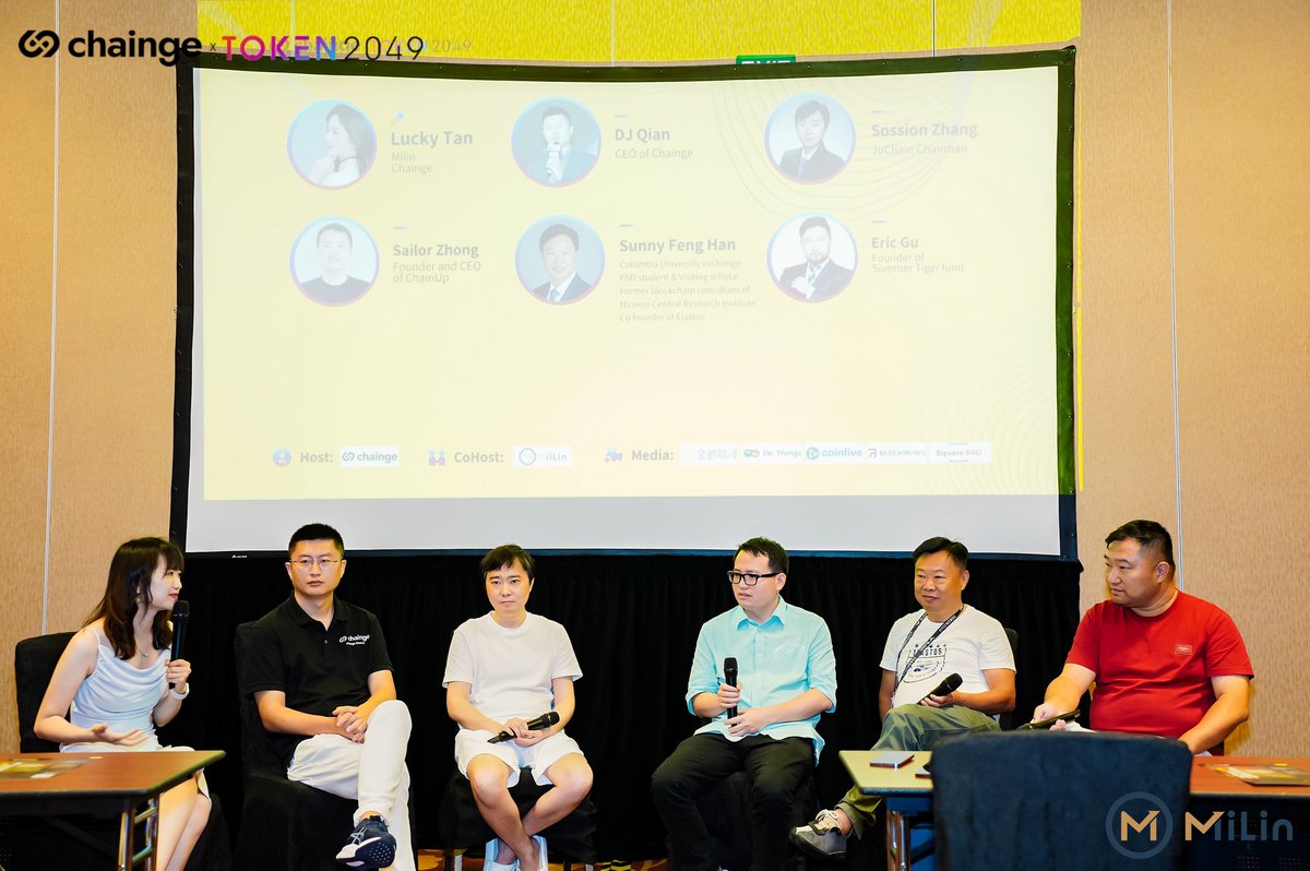 FinanceChainge's tweet photo. 🚀 What an incredible ride it's been at the Chainge Eco Summit!

 🙌 Thank you all for your invaluable insights and making this event a resounding success. 

💥 Let's keep on rocking #Token2049 https://t.co/qjTThcbAfw