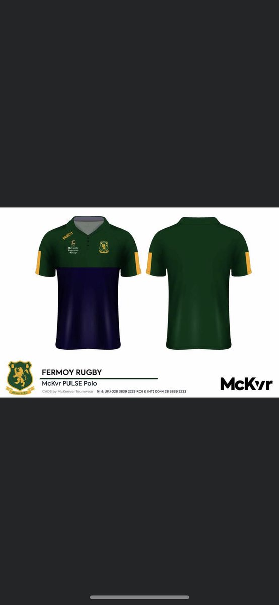 FermoyRFC's tweet photo. New Leisure Wear Portal opening soon in partnership with McKeever Sports. 

Portal will open for 3 weeks only, so keep an eye out on the Fermoy RFC Facebook page and Website for the link to purchase in the coming days!!

See selection of items that will be available below https://t.co/i7qLOqMjQE