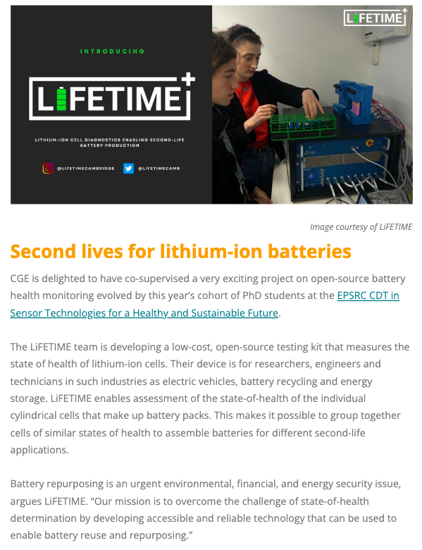 Centre for Global Equality (@cglobalequality) on Twitter photo Second lives for lithium-ion batteries, thanks to LiFETIME. 👏
Info on their new website: lifetimecambridge.co.uk, and on:
X: <a href="/Lifetimecamb/">LiFETIME</a>
Instagram: <a href="/TimeCambridge/">Time & Temporality</a>
<a href="/SensorCDT/">EPSRC Sensor CDT</a>
<a href="/cebcambridge/">CEB Cambridge</a>
<a href="/Cambridge_Uni/">Cambridge University</a>
<a href="/A123Systems/">A123 Systems</a>
<a href="/envisioncn/">Envision</a>
<a href="/panasonic/">Panasonic</a>
<a href="/ToshibaAmerica/">Toshiba Innovation</a> Second lives for lithium-ion batteries, thanks to LiFETIME. 👏
Info on their new website: lifetimecambridge.co.uk, and on:
X: <a href="/Lifetimecamb/">LiFETIME</a>
Instagram: <a href="/TimeCambridge/">Time & Temporality</a>
<a href="/SensorCDT/">EPSRC Sensor CDT</a>
<a href="/cebcambridge/">CEB Cambridge</a>
<a href="/Cambridge_Uni/">Cambridge University</a>
<a href="/A123Systems/">A123 Systems</a>
<a href="/envisioncn/">Envision</a>
<a href="/panasonic/">Panasonic</a>
<a href="/ToshibaAmerica/">Toshiba Innovation</a>