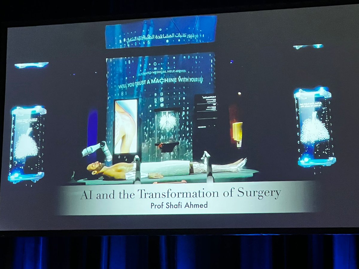 IntHealthAI's tweet photo. “Using AI interfaces, AI / VR it’s the combination of technologies combining that is the future of medicine” Prof Shafi Ahmed
#IntelligentHealthai #SaveliveswithAI https://t.co/Z56Sc2lrRy