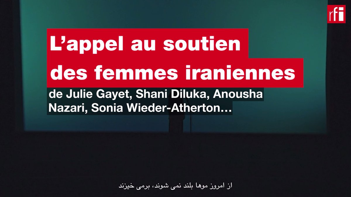 «Mèches de feu» [#interview + #video], un appel artistique au soutien des femmes iraniennes
=>rfi.my/9vZ6.T
#Iran #MahsaAmini #FemmeVieLiberte <a href="/ShaniDiluka/">Shani Diluka</a> <a href="/AnoushaNazari/">Anousha NAZARI</a> <a href="/swiederatherton/">Sonia WiederAtherton</a> #SoyonsLeursVoix #MechesdeFeu <a href="/caroguillaumin/">caroline guillaumin</a>
<a href="/gondishapoor/">Gondishapour</a> <a href="/RFI/">RFI</a>