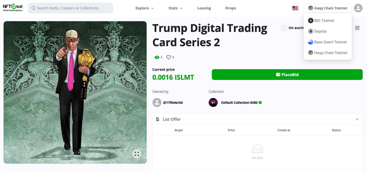 nftdealReal's tweet photo. 🚀 Exciting News! Thanks to the overwhelming support and votes from our fantastic community, we're thrilled to announce that we're now officially supporting the Haqq chain (testnet). 🙌 
@The_HaqqNetwork @nftdealReal https://t.co/v9oUXEADcm