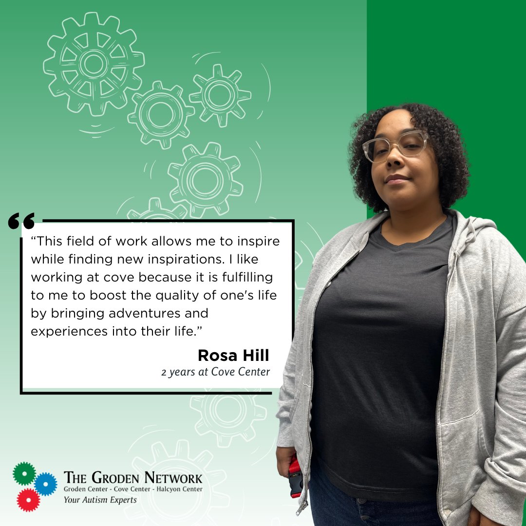 GrodenNetwork's tweet image. Meet Rosa! She is a Cove DSP with a passion for building connections. From Libraries to Community Garden events, Rosa helps people of all levels of ability get involved and connect with their community. 

#DSP #DSPWeek #SupportTheSpectrum #Autism