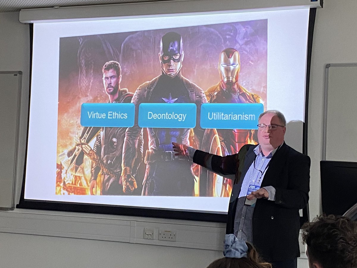 Maybe our students will like ethics better if they are taught ethics using a Marvel superhero framework as suggested by @WeAreTUDublin @damiantgordon