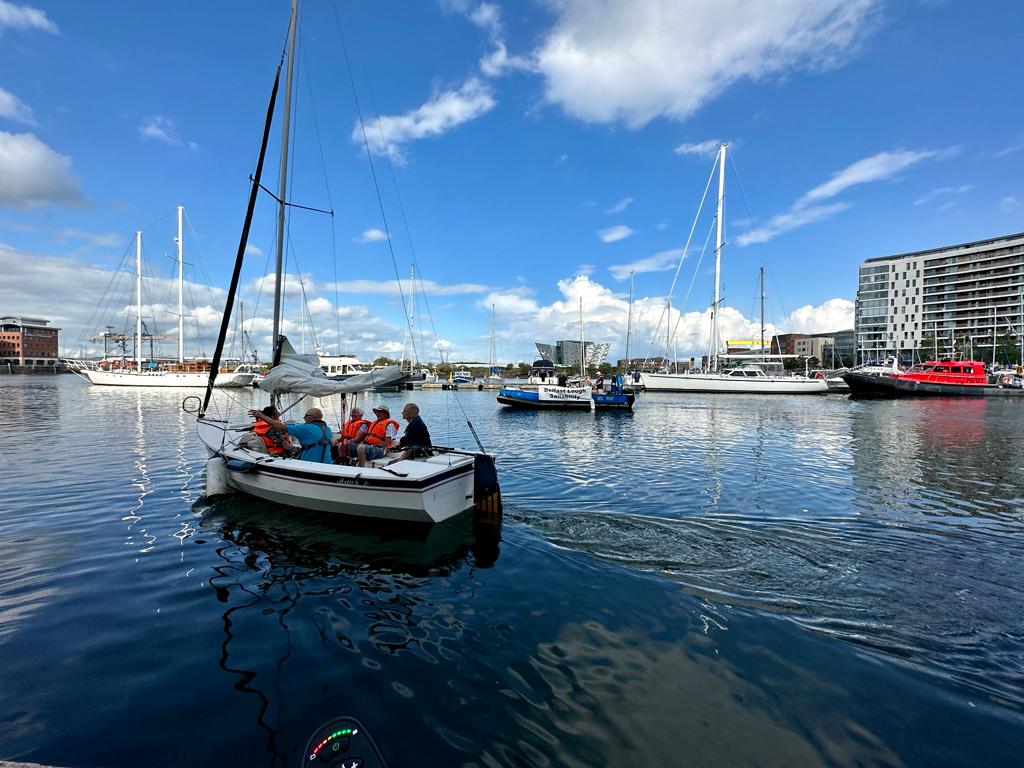 B_L_Sailability's tweet photo. Belfast Lough Sailability was delighted to participate in the Belfast Maritime Festival. The weather was spectacular which made the trips and activities even more fun. Thanks to our fantastic  volunteers, we were able to facilitate nearly 500 on the water. Thank You Belfast. https://t.co/GvrqRcwjxg
