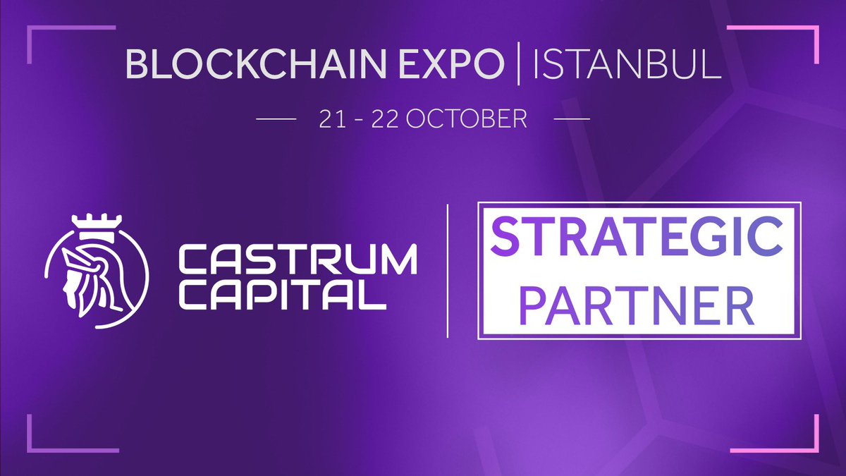 BCXIstanbul's tweet image. 🎉 Exciting news! Castrum Capital (@castrumistanbul) has joined us as a strategic partner for Blockchain Expo İstanbul 2023.

Castrum İstanbul represents the cutting-edge of blockchain ecosystems. 🌐

📅 Don't forget to save the dates: October 21-22! Can't wait to see you there!…