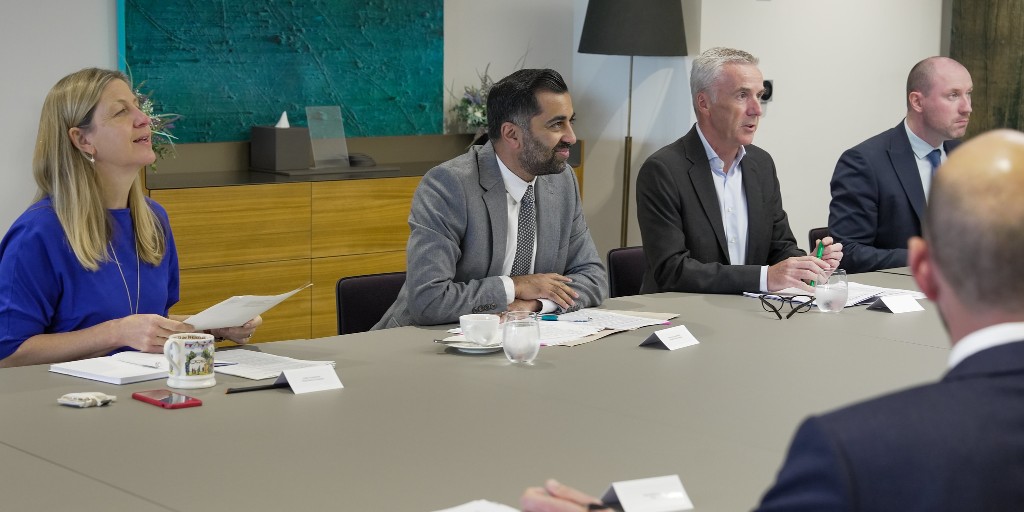 First Minister tweet media