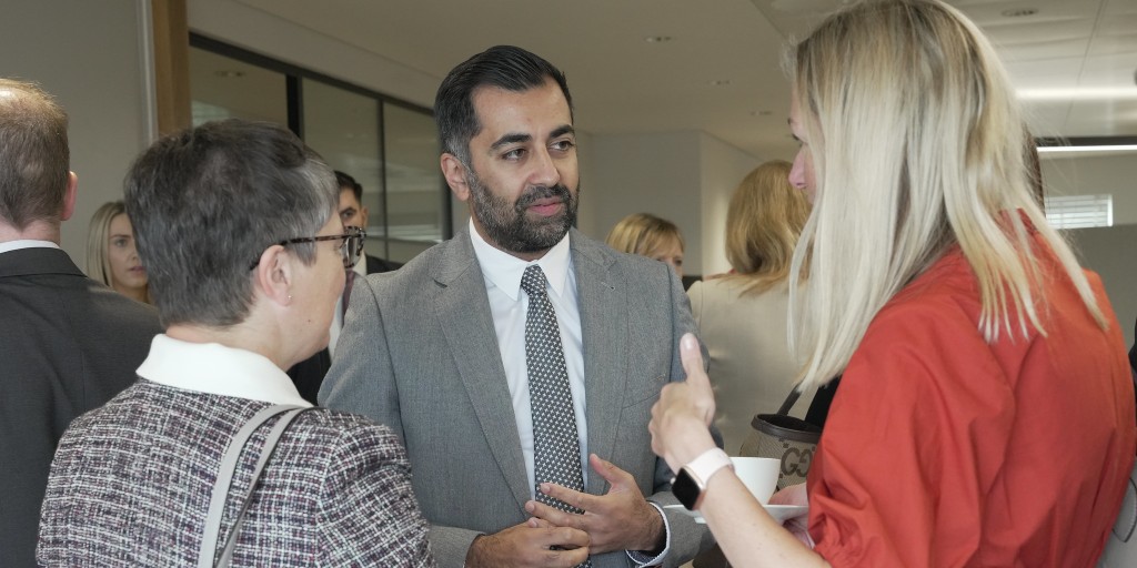 First Minister tweet media