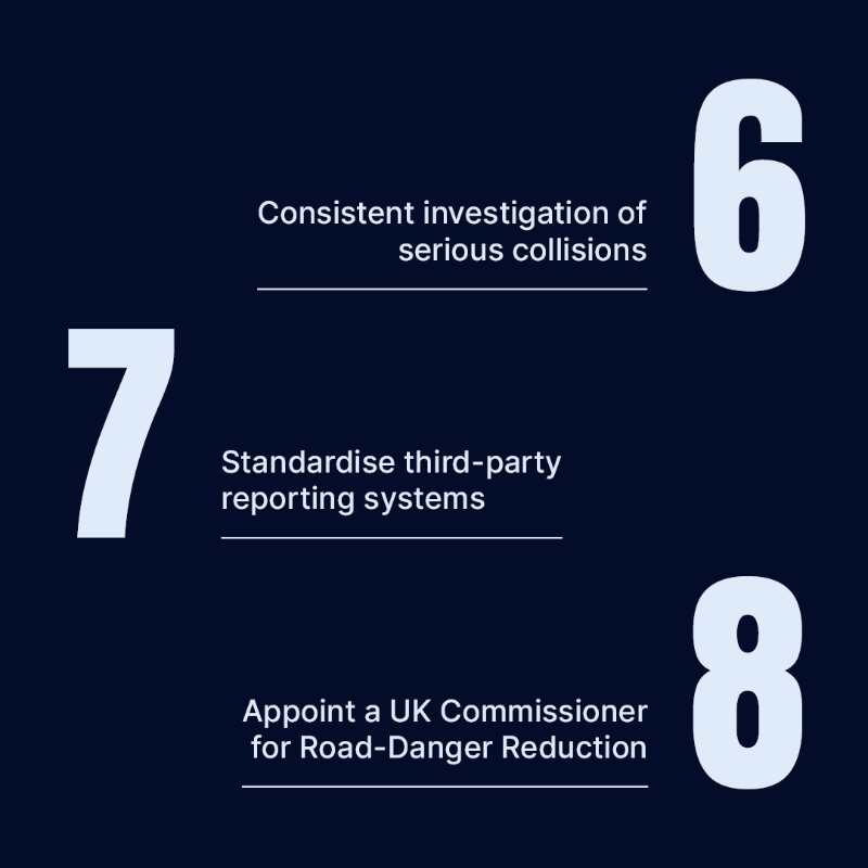 BritishCycling's tweet photo. How do we improve cycle safety on Britain's roads?

Here are the 10 recommendations from @allpartycycling's new report on the road justice system, co-sponsored by British Cycling and @LeighDayCycling ⤵️