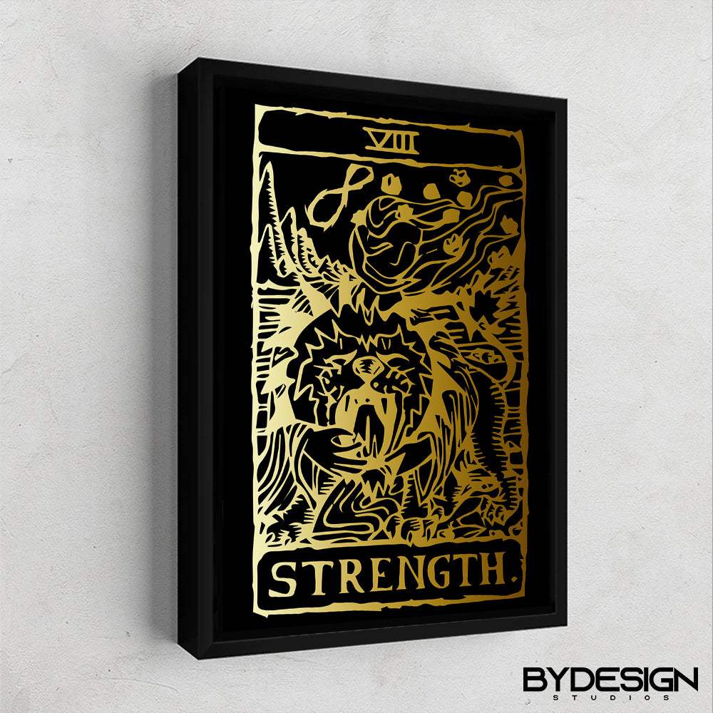 ByDesignStudio's tweet image. The Strength Tarot Card Gold Gallery Canvas Wall Art  
by By Design Studios. 
Shop now 👉👉 shortlink.store/u_vy6o6f7wr7
