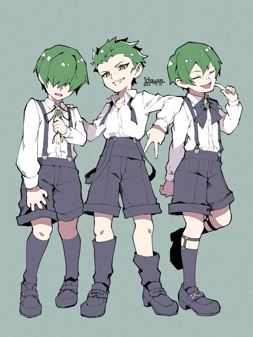しょたぁ碧組の衣装メモ 初期案から少し変更したので