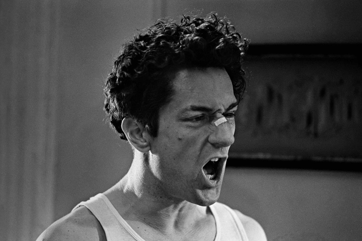 JayAGlennie's tweet photo. Jake La Motta: “Come on, hit me. Harder. Harder.”
- Joey LaMotta: “What the fuck do you want? That's hard. What are you trying to prove?"

Raging Bull (1980)

Large format book with contributions from both Robert De Niro and Joe Pesci 

https://t.co/nHYNhoedJv https://t.co/EJM89fUNep