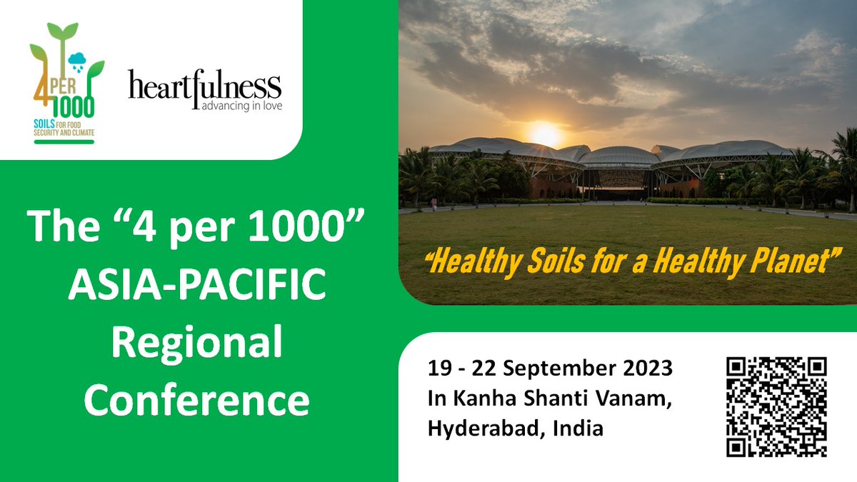 4p1000initiative (@4per1000) on Twitter photo 6 days until the APAC Regional Conference! <a href="/4per1000/">4p1000initiative</a> and <a href="/heartfulness/">Heartfulness</a> thank their supporters and partners for making this great event on #SoilHealth possible!
<a href="/Agri_Gouv/">Ministère Agriculture et Souveraineté alimentaire</a> <a href="/DRF_India/">Dr. Reddy's Foundation</a> @sammunati
<a href="/ICRISAT/">ICRISAT</a> <a href="/FondationFARM/">Fondation FARM</a>
<a href="/icarindia/">Indian Council of Agricultural Research.</a> <a href="/ParodaDr/">Dr Rajendra Singh Paroda</a> <a href="/BiovIntCIAT_eng/">Alliance of Bioversity International and CIAT</a>
heartfulness.org/en/soil-health… 6 days until the APAC Regional Conference! <a href="/4per1000/">4p1000initiative</a> and <a href="/heartfulness/">Heartfulness</a> thank their supporters and partners for making this great event on #SoilHealth possible!
<a href="/Agri_Gouv/">Ministère Agriculture et Souveraineté alimentaire</a> <a href="/DRF_India/">Dr. Reddy's Foundation</a> @sammunati
<a href="/ICRISAT/">ICRISAT</a> <a href="/FondationFARM/">Fondation FARM</a>
<a href="/icarindia/">Indian Council of Agricultural Research.</a> <a href="/ParodaDr/">Dr Rajendra Singh Paroda</a> <a href="/BiovIntCIAT_eng/">Alliance of Bioversity International and CIAT</a>
heartfulness.org/en/soil-health…