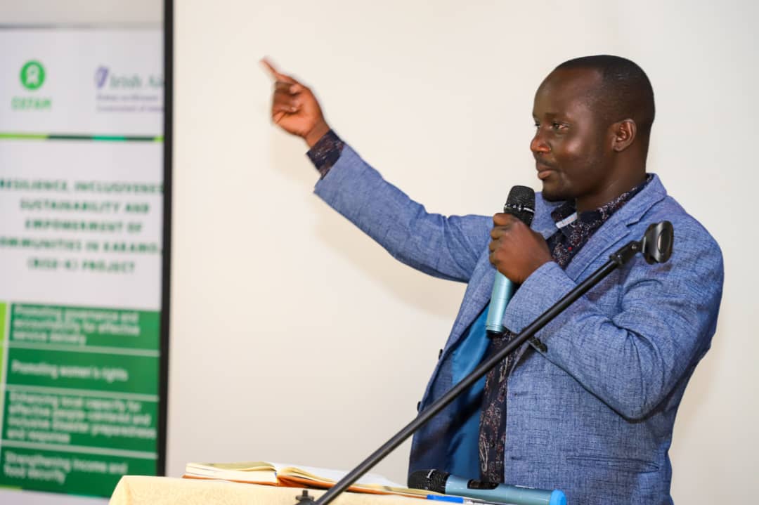 "Let's go to the ground &amp; inform people that this project is theirs. The sustainability of project is important because even when project ends, its interventions have to continue and not go with the partner,'' Tuko Justin -Deputy RDC Moroto at #RISEKaramoja launch.

<a href="/Irish_Aid/">Irish Aid</a>