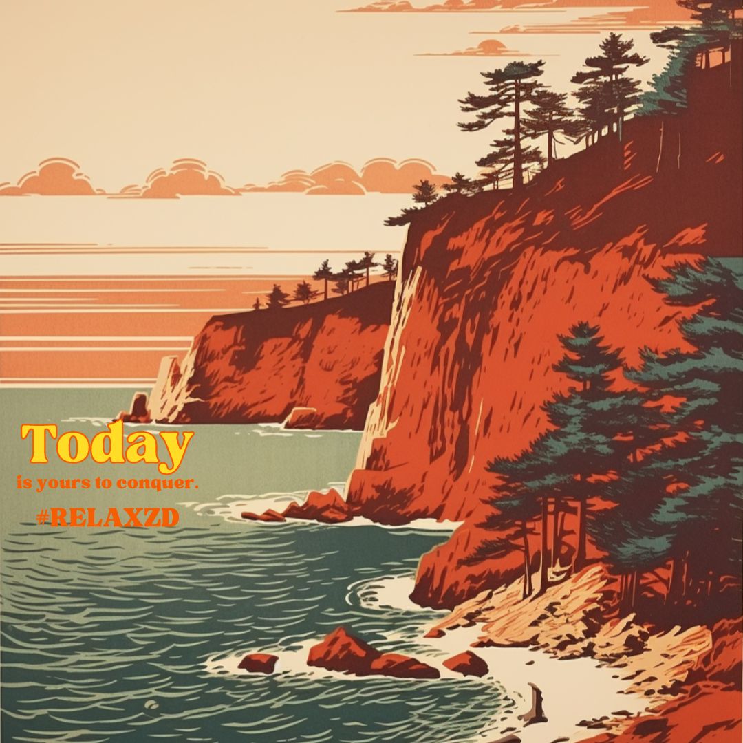 Today is yours to Conquer
#today #conquer #relaxzd #art #posterart #wallart #canvasart #postivevibes #design #decor #homedecor #officedecor #ai #aiart #artistsontwitter #nice #noworries #relaxed #theartofslowliving #livingroom #style #artstyle #cliffs #cedar #trees #ocean