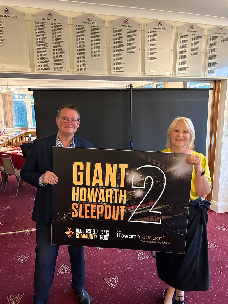 🙌 Great news that John Burnett from <a href="/IsonHudds/">Ison Harrison Huddersfield</a> will be taking part in the 𝗚𝗶𝗮𝗻𝘁 𝗛𝗼𝘄𝗮𝗿𝘁𝗵 𝗦𝗹𝗲𝗲𝗽𝗼𝘂𝘁!

Thank you for giving up one night of your own bed to help raise awareness and make a difference to individuals in our community 💛

hgct.co.uk/ghs-2