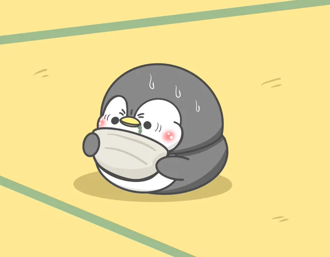 お茶を点てるペンギンその2 