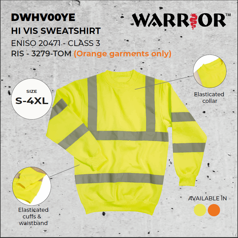 MainManSupplies's tweet photo. 🌟Check our Warrior Protects Hi-Vis Sweatshirts!
HV Hood Zip Sweat
  - 🔗 https://t.co/sjZKfMATOQ

HV Hood Pull Sweat
  - 🔗https://t.co/b3HYaMc05p

 Hi Vis Sweatshirt
  - 🔗https://t.co/lGULHRWiLU
 Stay visible, stay safe. #HiVis #WarriorProtects https://t.co/8Xx9kchLsE