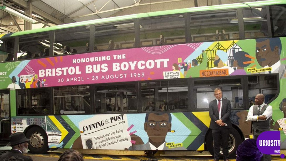 julzBrizzle's tweet photo. Super-congrats to @alissathaler. Her awesome winning design for #DriveForChange has now been wrapped around a double-decker bus. Over the next year, it will brighten up #Bristol. Take pictures & share with us @Curiosity_UnLtd, #RaceForPower & @FirstBSA https://t.co/Kl70PIQMl4 https://t.co/OpW0IXC1Cv