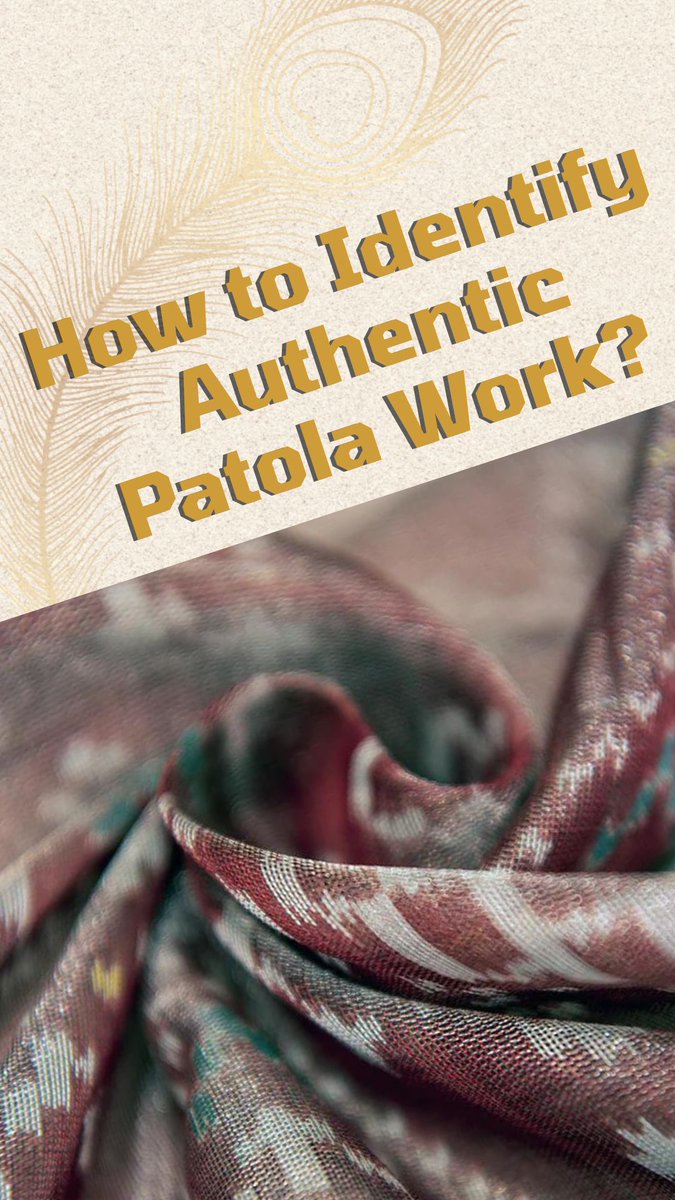 artisansaga's tweet photo. Patola Craft, hailed as the ""Queen of Silks,"" is a masterpiece of precision and artistry. To ensure you're embracing genuine Patola heritage, here's your guide on how to identify its authenticity https://t.co/rtIXiV1H3g