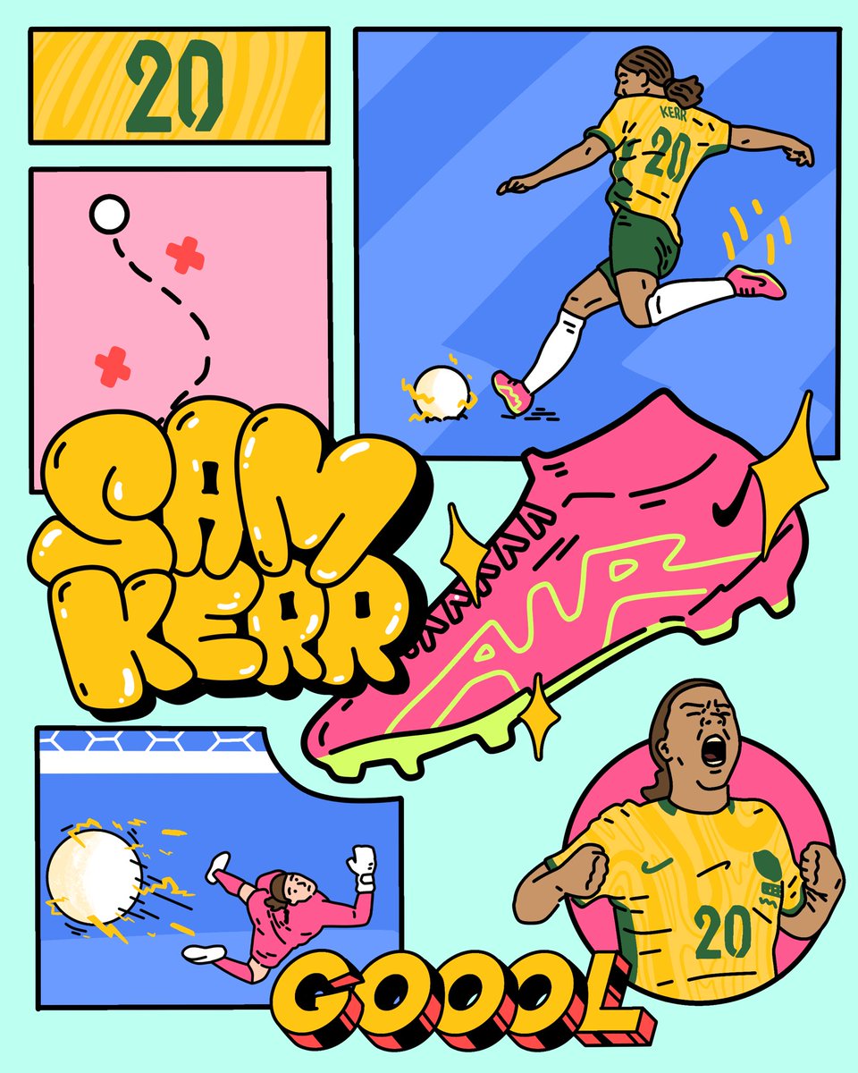 3032fc's tweet photo. Sam Kerr may have inspired a golden generation off her own right boot. 

I’ve spent the last few weeks thinking about a goal that should have gone down as the most important in our country’s history. Luckily I think it still might do.  

Thank you @samkerr1 https://t.co/oHDQk4X1b0