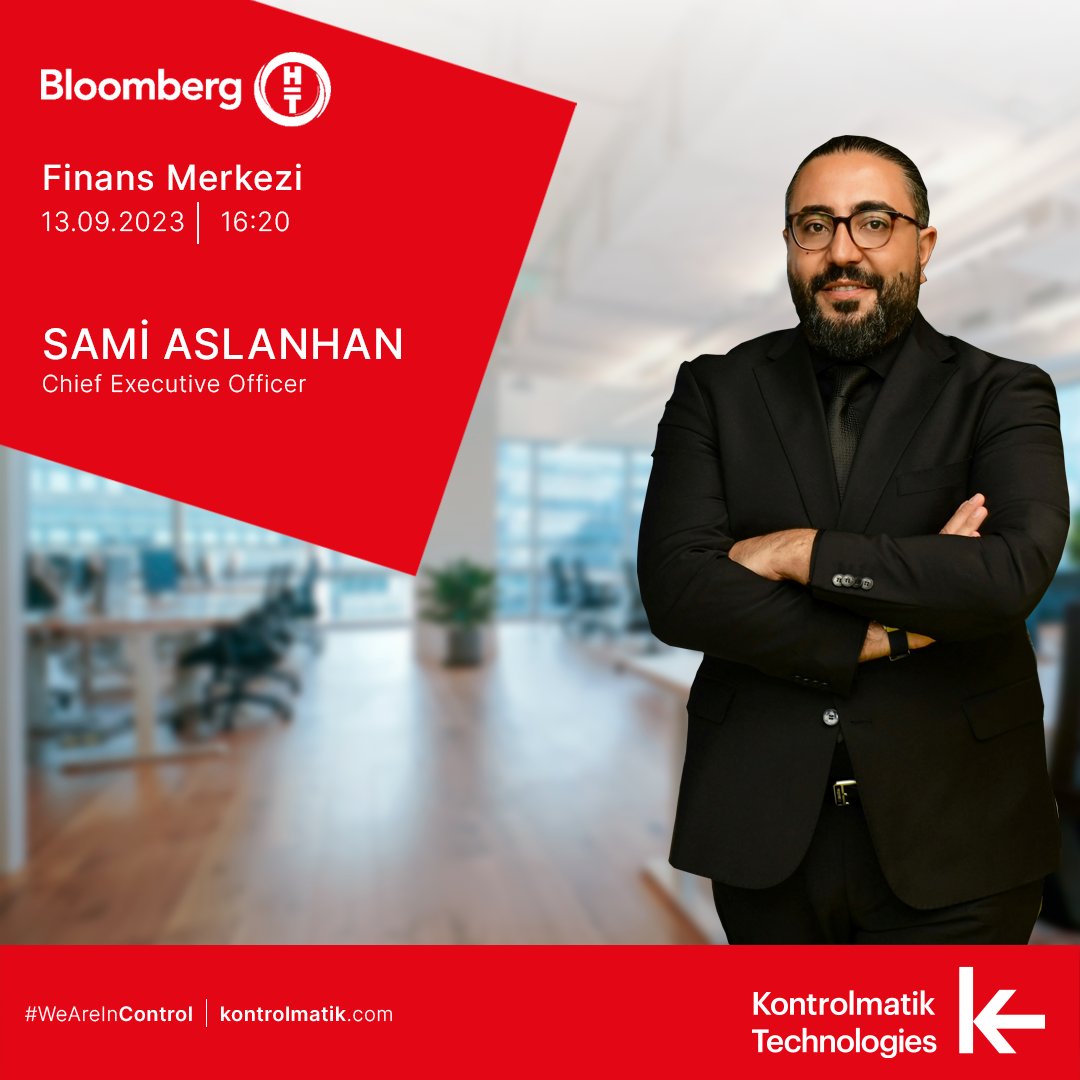 Kontrolmatik's tweet photo. Yayındayız!🚨📺
Bugün saat 16:20 ’de Bloomberg HT kanalında Açıl Sezen'in ev sahipliğinde gerçekleştirilen "Finans Merkezi" programına CEO'muz Sami Aslanhan konuk olacak.
Gündemi tartışacağız.
#Kontrolmatik #Kontr #News #Haberler #Röportaj #WeAreInControl #Bloomberg https://t.co/ANul0G3423