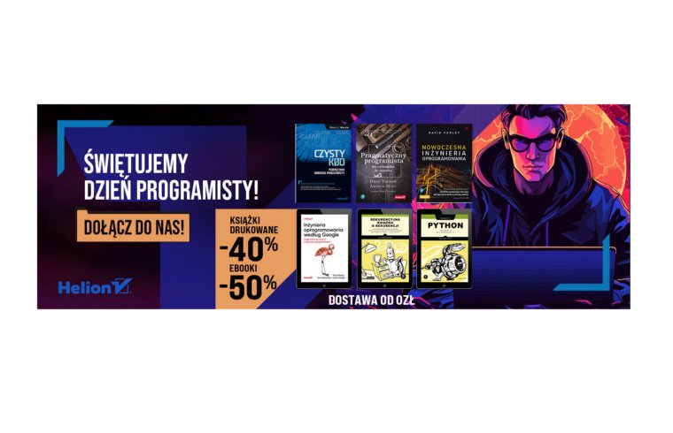 proksiazkowe's tweet image. Promocja na #Dzienprogramisty
promocjeksiazkowe.pl/helion-promocj…