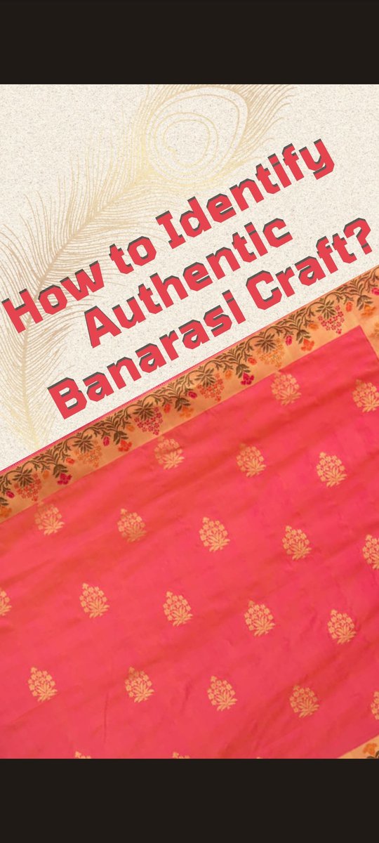 artisansaga's tweet photo. Banarasi Craft, renowned for its opulence and intricate weaving, holds a special place in the hearts of those who appreciate traditional craftsmanship. To ensure you're embracing the genuine Banarasi artistry, here's your guide on how to recognize its authenticity https://t.co/ASQJJszYhw