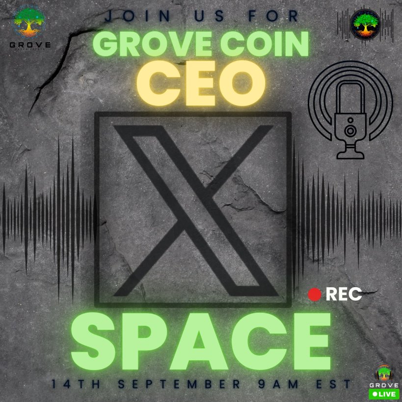 GroveCoin Official tweet media