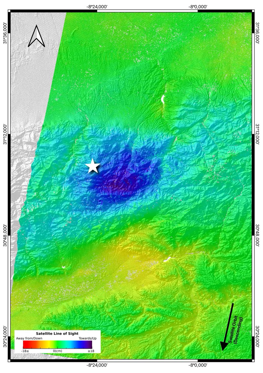 The EPOS Satellite Data thematic core service is contributing to shed new light on dramatic phenomena like the earthquake in Morocco.

The services implemented are providing valuable scientific insight to both scientists and hazard prevention activities👇
epos-eu.org/communication/…