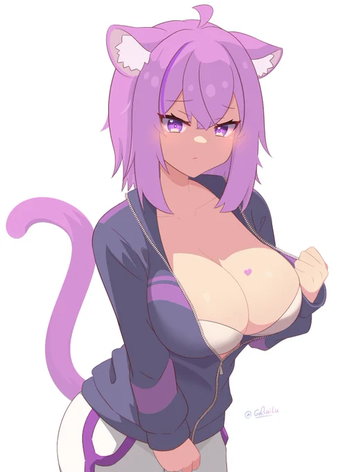 [途中] 猫又おかゆ-track jacket#ホロライブ 