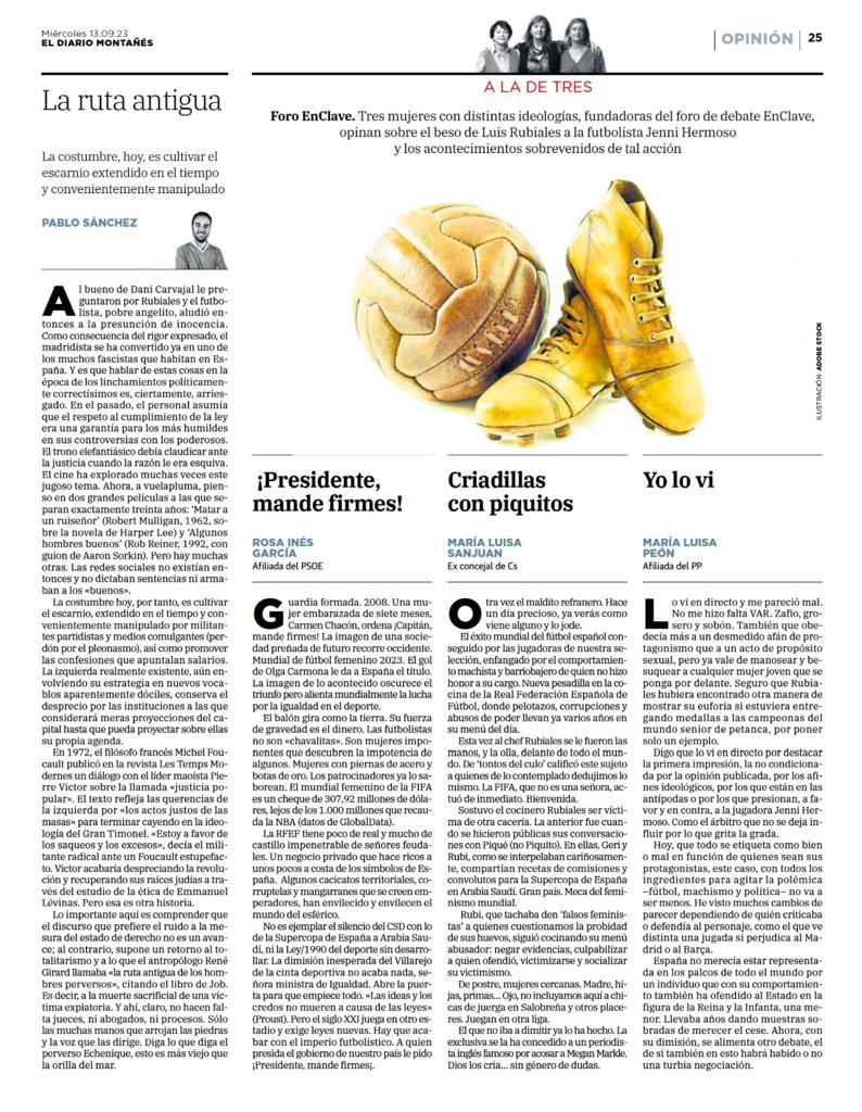 SolucionaMediac's tweet photo. Distintas #Mujeres de distinta #ideologia comparten #ideologíadegénero . Este #balon no hay quien lo pare. #Futbol hoy es igual a #Machismo. Una pena las botas de oro. #ConflictoDeIntereses https://t.co/1GHk5Zbtc2