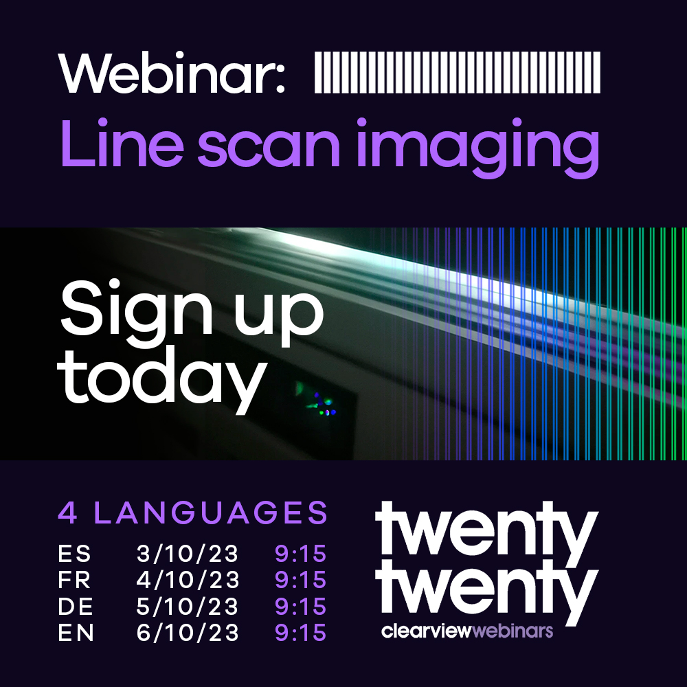Just 3 weeks until our Line Scan Imaging Webinar! Sign up to stay at the forefront of imaging innovation! 🚀

ES tinyurl.com/5ctwdk5d
FR tinyurl.com/357h6mfh
DE tinyurl.com/f4smhk8m
EN tinyurl.com/3vvfm75f

#MachineVision #ImagingTechnology #Webinar #LineScanImaging